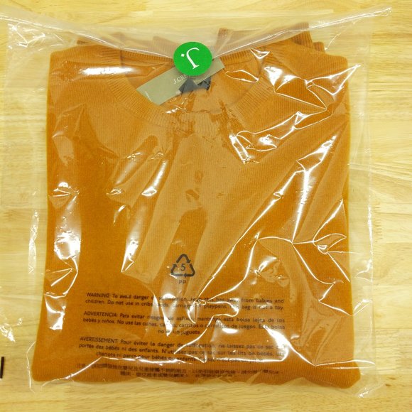 NWT J Crew 100% Cashmere Crewneck Sweater in Copper Brown (Various Sizes) - Picture 2 of 2